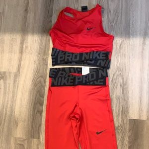 Nike pro leggings set